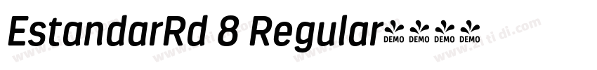 EstandarRd 8 Regular字体转换